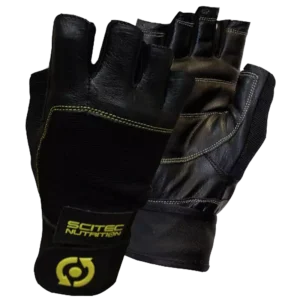 Yellow Leather Style Gloves - Scitec Nutrition