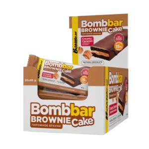 Glazed protein brownie cake - Bombbar