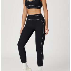 Athena White Core High Waist Leggings - Aries Victoria